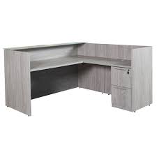 Ultra Premium Laminate Series L Shaped Reception Desk W Frosted Glass Transaction Top By Ofd Office Furniture Up169180ff Go 86351