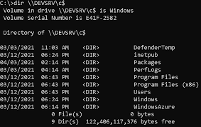 network drives on the command line