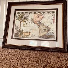 Ethan Allen Framed And Matted Tropical