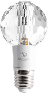Ciata Lighting 43 Watt Sl19 Halogen Cut Glass Light Bulb With Medium Base 2 Pack