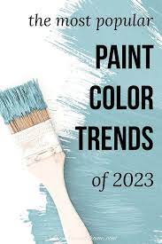 the most por 2023 paint color trends