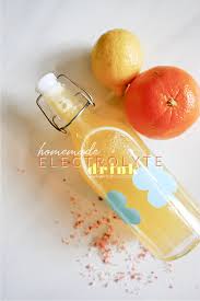 homemade electrolyte drink recipe that