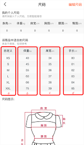 taobao clothes size guide