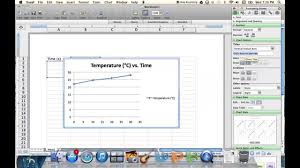Plotting Temperature Vs Time Graph Using Excel