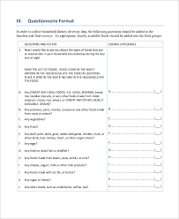 This questionnaire can be customized to suit the business needs. Free 54 Questionnaire Samples In Pdf Ms Word Pages