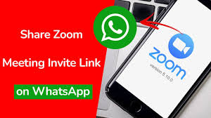 zoom meeting invite link on whatsapp