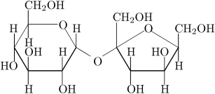 the sucrose molecule