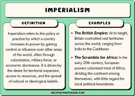 25 imperialism exles 2024