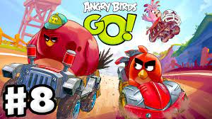 Angry Birds Go! 2.0! Gameplay Walkthrough Part 8 - Chuck Race! 3 Stars!  (iOS, Android) - YouTube
