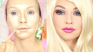 jaw dropping transformation into barbie