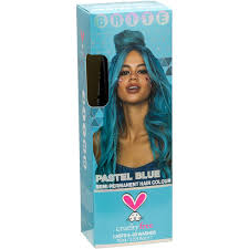 Many reviewers mention that their hair never returned to it's natural colour. Brite Organix Semi Permanent Hair Colour Pastel Blue 75ml Woolworths