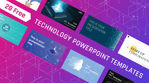 28 free technology powerpoint templates