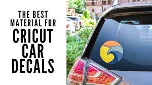 the best material for cricut car decals