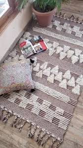 modern accent cotton pile carpet
