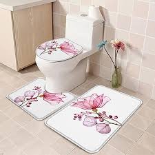 Bathroom Rugs And Mats Sets 3 Piece