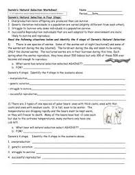 Worms that eat at night (nocturnal) and worms that eat during the day (diurnal). Darwin S Natural Selection Worksheet Natural Selection Teaching Biology Science Worksheets
