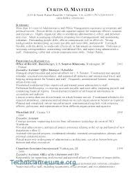 Skills For Administrative Assistant Resume Office Law