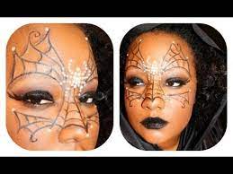 halloween makeup tutorial spider web