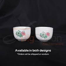 Browse chinese tea cups online: Set Of 6 Chinese Floral Ceramic Traditional Tea Cup 40ml 6308 C300 B Acuan Kuih Lompang