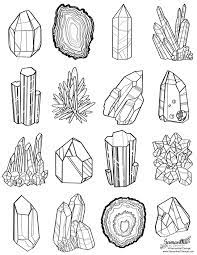 640 x 818 file type: Gem Coloring Page Line Art Free Coloring Pages Crystal Drawing