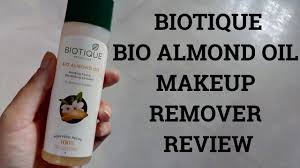biotique makeup remover oil review biotique bio almond soothing face eye makeup cleanser review