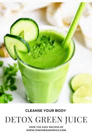 green detox juice natural body