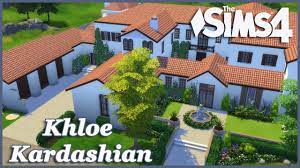 Khloé and kourtney kardashian share a tv show, a neighborhood, and even a decorator. The Sims 4 Khloe Kardashian House Build Part 2 Youtube