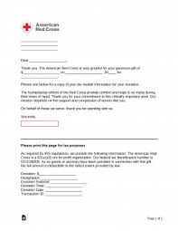 red cross donation receipt template