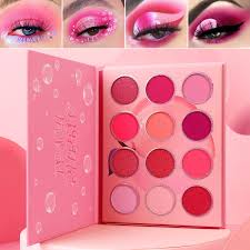 pink eyeshadow palette 12 shades ultra