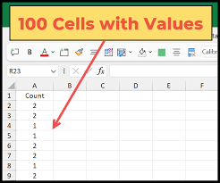 how to count filtered rows in excel
