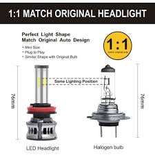 led headlight kit high low beam