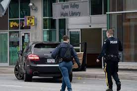 Vancouver—the rcmp say a number of victims have been stabbed inside and outdoors a library at this time in north vancouver, b.c. 4rxmow17yvlrpm