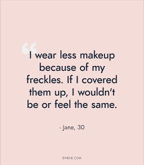 15 real women on why they go barefaced