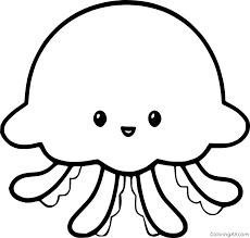 Is it safe for kids to color jellyfish? Jellyfish Coloring Pages Coloringall