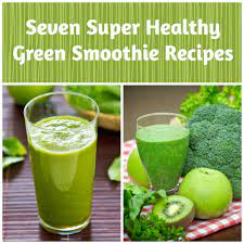seven nutribullet green smoothies all