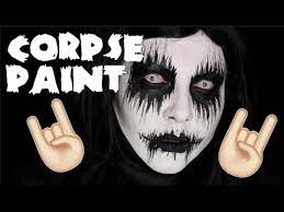 corpse paint halloween makeup tutorial
