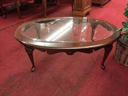 Glass Top Coffee Table Vintage