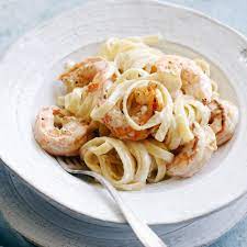 shrimp fettuccine alfredo recipe food