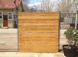 You will find that a chain link fence gate is a great way for you to get from one yard to the other. Genius The Easy Way To Add Privacy To A Chain Link Fence Bob Vila