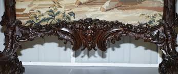 Georgian Carved Wood Fireplace Screen