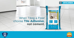 Tile Adhesives Vs Cement Myk