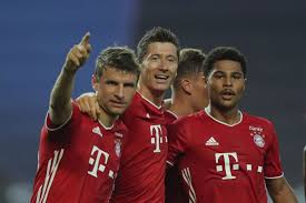 Thomas muller does love to waste a good pintcredit: Champions League Ruthless Bayern Munich Blank Lyon 3 0 To Set Up Paris Saint Germain Finale