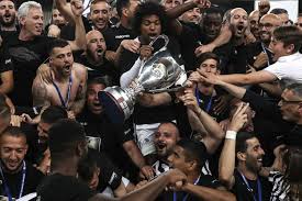 The match was then abandoned as the aek players refused to return to the field following the incident. Paok Beats Aek 2 0 In Greek Cup Final