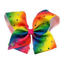 Who doesn't love a jojo bow? Jojo Siwa Large Signature Hair Bow Rainbow
