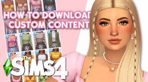 install custom content for sims 4