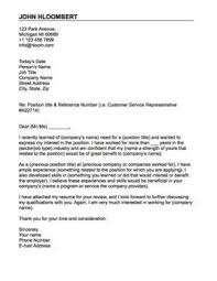 Best     Cover letters ideas on Pinterest   Cover letter example     Cover Letter Example for Customer Service Representative
