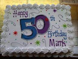 50th Birthday Sheet Cake Ideas For Her gambar png
