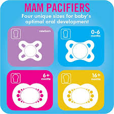 Mam Pacifiers Baby Pacifier 6 Months Best Pacifier For Breastfed Babies Cartoon Design Collection