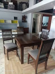 Glass Dining Table Set 4 Seater Rs