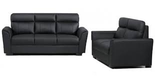 sofa set sfl1208 half leather